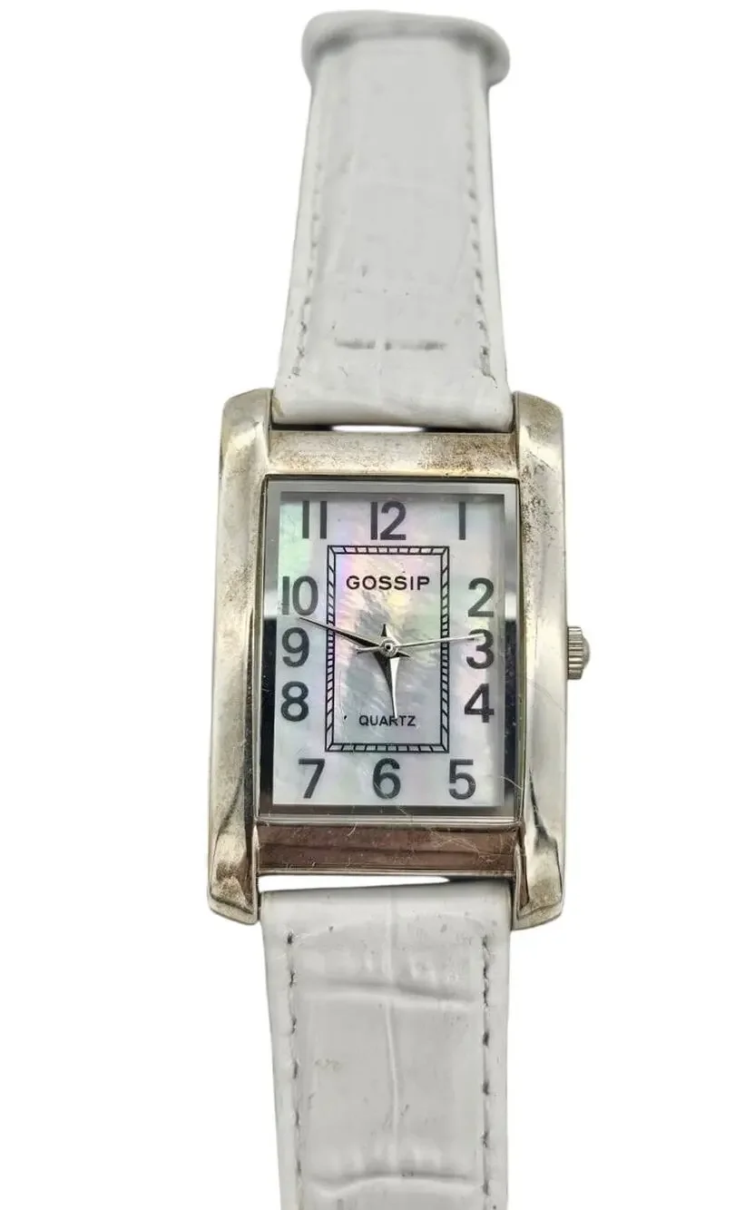 GOSSIP GSP172B Genuine Leather Quartz Analog Women's Watch